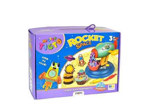 Набір для творчості Містер тісто Rocket Space, Strateg (укр.) - фото 1