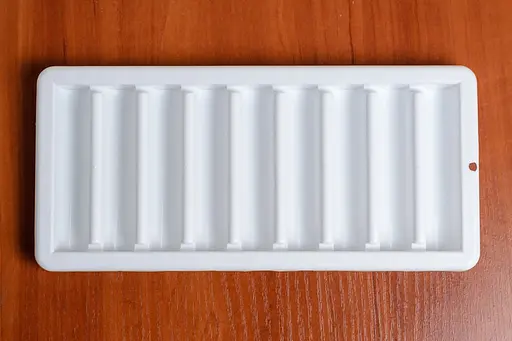 Форма для льда пластиковая на 9 секций 24.5 x 11.5 см, Мед Белый 86619 - фото 5