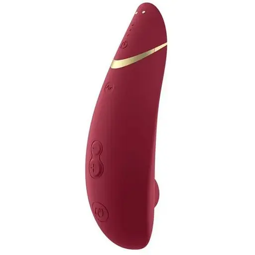 Вакуумний кліторальний стимулятор Womanizer Premium 2 Bordeaux - фото 3