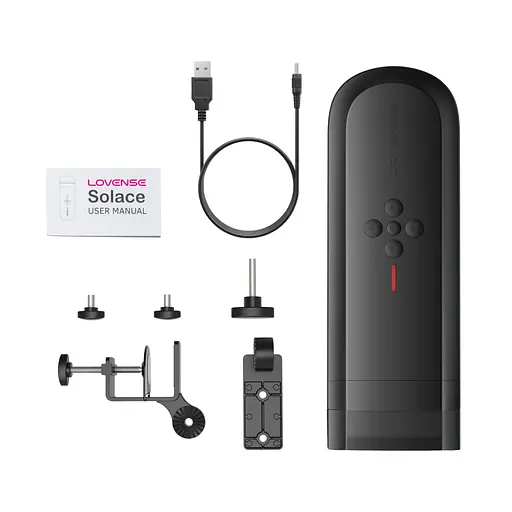 Мастурбатор Lovense Solace, 29,4 см (чорний) - фото 9