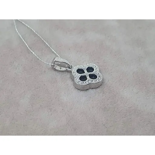 Золота підвіска Платон Конюшина з агатом та фіанітами. 3П162/67Б - фото 3