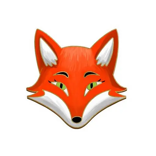 Заготовка броши для раскрашивания "Лисица" Fabrika Decoru FDZB-095 - фото 2