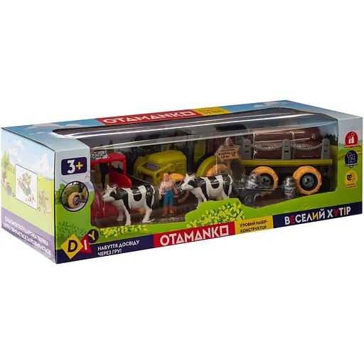 Игровой набор Otamanko Веселый хутор трактор и молочная ферма с коровами - фото 3