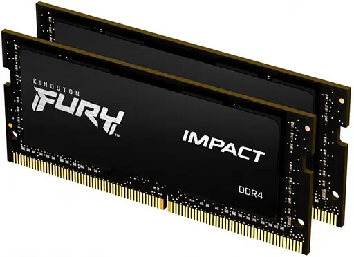 Модуль памяти SO-DIMM 2x32 ГБ/3200 DDR4 Kingston Fury Impact (KF432S20IBK2/64) - фото 2