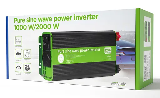Автомобильный инвертор постоянного тока EnerGenie EG-PWC-PS1000-01 с чистой синусоидой 12 в 1000 Вт - фото 8