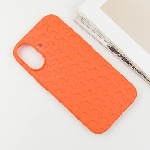 Чохол Epik TPU Weaving для Apple iPhone 16, 6.1 Orange - фото 2