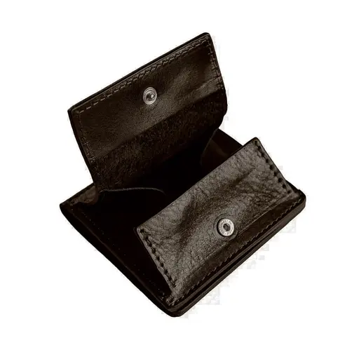 Чоловічий шкіряний гаманець Grande Pelle 10х10х2 см acs0029271 - фото 2