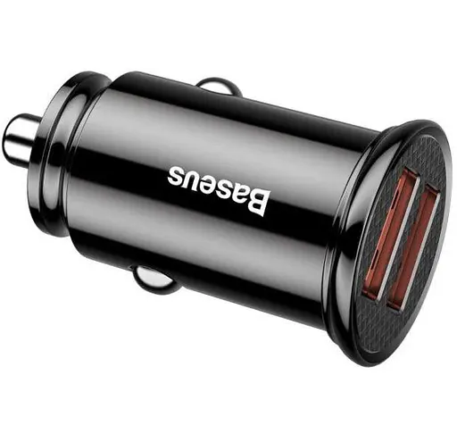 Автомобильное зарядное устройство для Baseus Circular Plastic А+А 30W черный CCALL-YD01 - фото 1