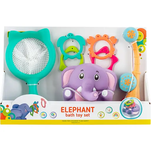 Набор игрушек для ванны Baby Team Слоник (9035) - фото 3