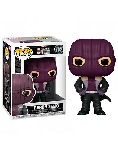 Фігурка Funko Pop Фанко Поп Марвел Барон Земо Marvel Baron Zemo 10 см M BZ 702 - фото 2