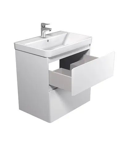 Тумба Мойдодир Палермо 70-U Vivace 70 з умивальником Білий - фото 4