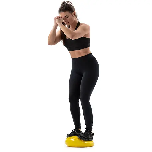 Балансировочная подушка Hop-Sport HS-R034BC желтая - фото 3