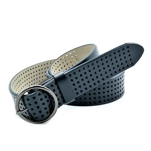 Ремінь шкіряний Le-Mon жіночий 110-115 см acs0021923 - фото 3