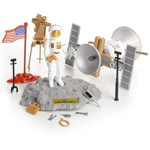 Игровой набор Космический. Космонавт, спутник, фигурки IM66B2