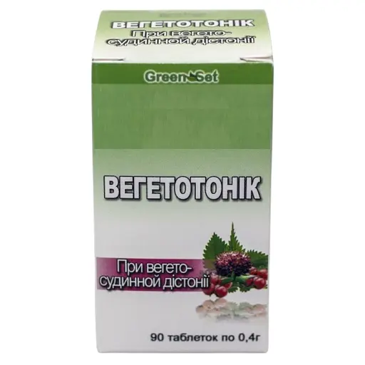 Вегетотоник – При вегето-сосудистой дистонии GreenSet 90 таблеток