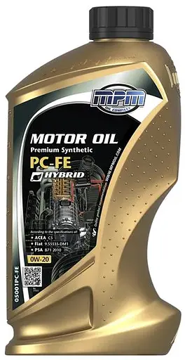 Моторна олива MPM PC-FE Premium Synthetic PC-FE 0W-20 1л (05001PC-FE)