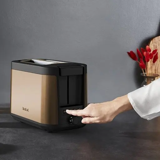 Тостер Tefal Coppertinto 850 Вт бронзовый (TT430G10) - фото 9