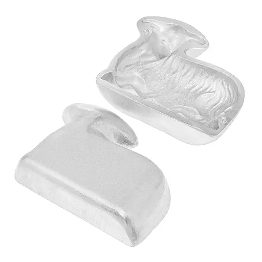 Форма алюмінієва великодня "Баранчик" для випічки святкового цільного кексу баранчика 18х14.5х8 см, Ласунка 84077 - фото 7