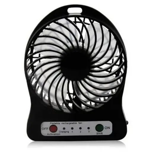 Портативний вентилятор на акумуляторі Portable Mini Fan акумуляторний міні вентилятор 18650 USB - фото 1