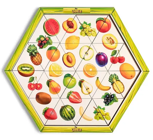 Дерев'яний пазл-головоломка Ubee Фрукти 24*27*0,6см ПСД170