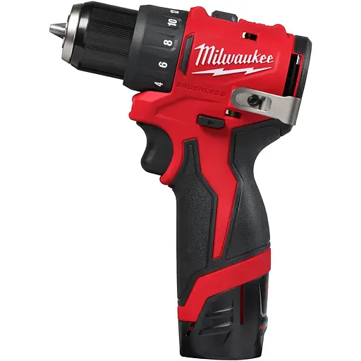 Шуруповерт-дрель Milwaukee M12 BLDDRC-202C аккумуляторная 12В (4933499686) - фото 3