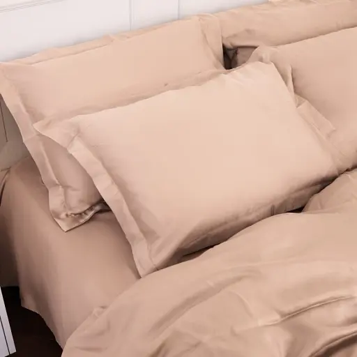 Простыня на резинке MirSon Tencel №03 Creamy 100х200 см (2200009369322) - фото 5