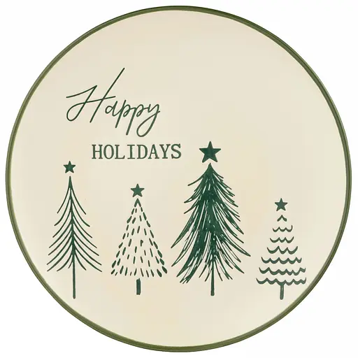 Тарелка Ardesto Christmas New Year's керамика 21 см (AR3090)