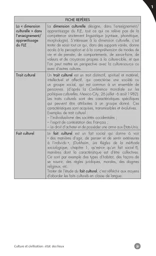 Collection F. Le fait culturel en classe de FLE - фото 31