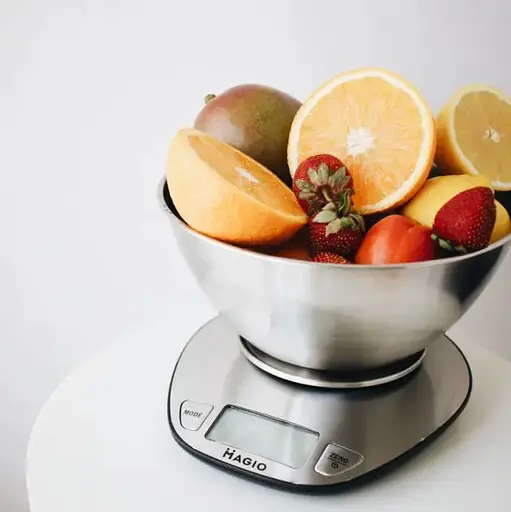 Кухонные настольные весы для взвешивания продуктов Magio MG-691 с чашей для дома кухни до 5кг. - фото 2