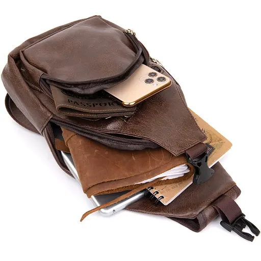 Чоловіча сумка для бананового пояса Vintage 16,2х33х12 см sum0014899 - фото 5