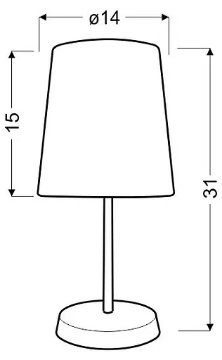 Настільна лампа Candellux 41-98286 GALA - фото 2