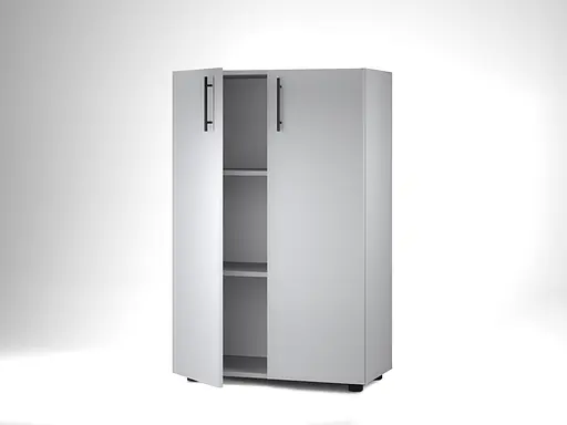 Шкаф для документов средний ОП-612 Orange-Line 700х347х1103 Серая мышка - фото 2