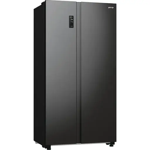 Холодильник Gorenje SBS 179х67х92 см 2 двери 356(191) л А++ NF+ внешний дисплей черный - фото 3