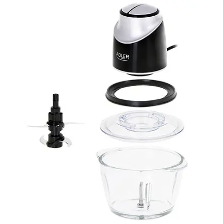 Измельчитель-чоппер со стеклянной чашей Adler AD 4082 - фото 3