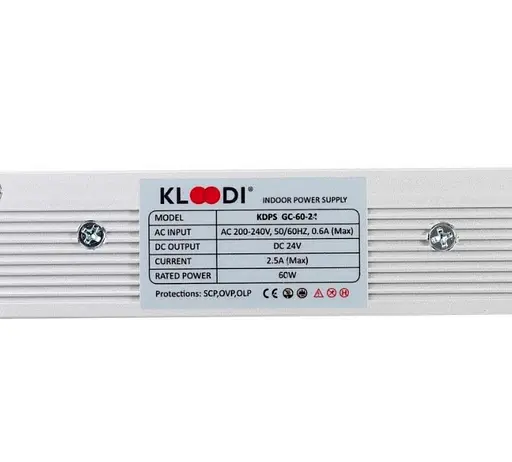 Блок питания 60W, 24V. IP20 KLOODI KDPS-GC 60 24V - фото 2