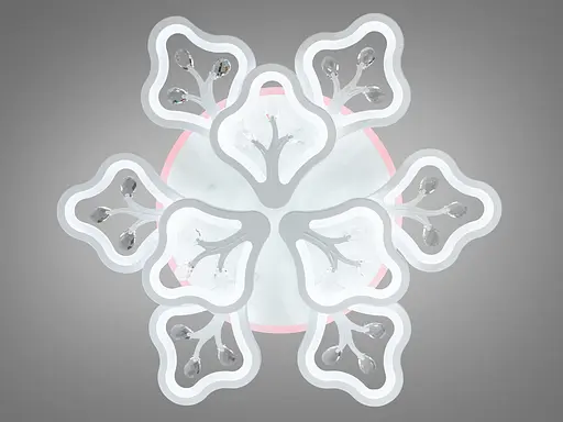 Стельова LED-люстра з диммером і кольоровою підсвіткою, 150W - фото 2