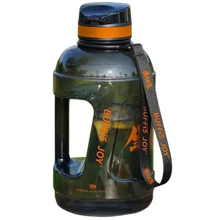Бутель для води Buffi5 Joy Large Capacity Sports Bottle 1.6 л чорна