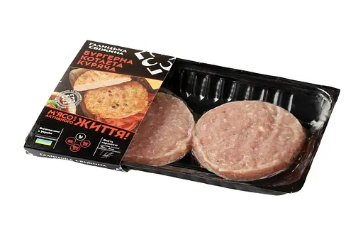 Бургерна котлета куряча ТМ "Галицька Свіжина", 300 г
