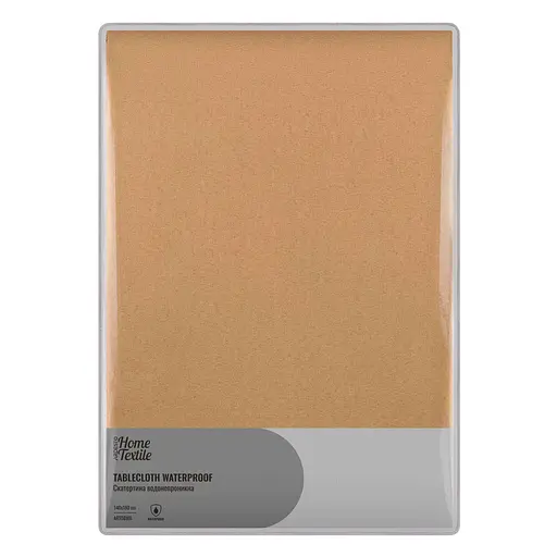 Скатерть Ardesto Waterproof 140х180см, 100% полиэстер, бежевый (ART08WB) - фото 1