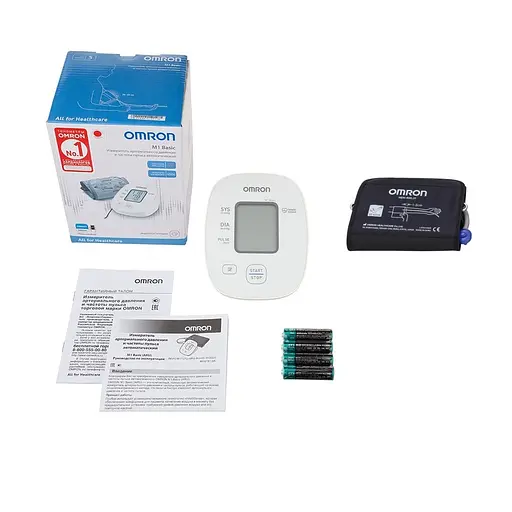 Тонометр Omron M1 Basic (HEM-7121J-LAF) автоматичний на плече - фото 8