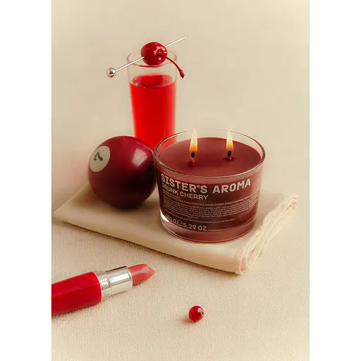 Ароматична свічка Sister`s Aroma Drunk Cherry 150 г - фото 3
