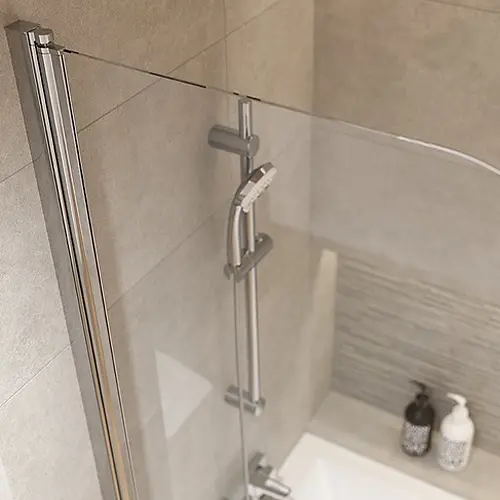 Шторка для ванни Cersanit Easy New подвійна 140Х70 - фото 2