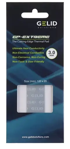 Термопрокладка Gelid Solutions GP-Extreme 120x20x3.0 мм (TP-GP05-E)
