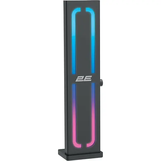 Підставка для відеокарти 2E VGA GAMING HERACLES ARGB SPRT-VGA, 5V, 0.3A, 1.5W, AURA 3 pin, Aluminum, Black (2E-SPRT-VGA) - фото 1