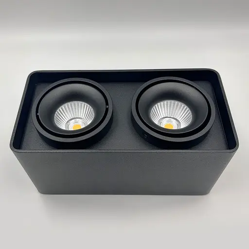 Точечный светильник Skarlat RSLC78005 2*10W BK 3000K - фото 2