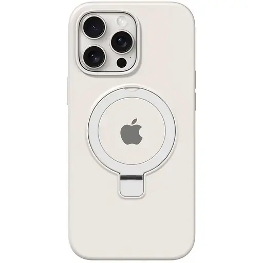 Чохол Epik Silicone Case Full Protective with Ring для Apple iPhone 15 Pro Max 6.7 White