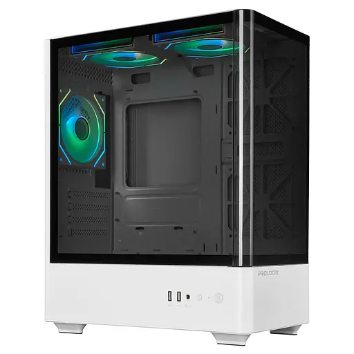 Корпус Prologix Lumi GM-01AW Glass White - фото 2