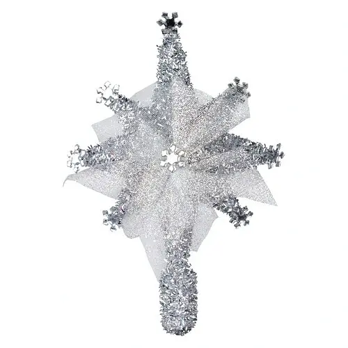 Верхушка на ёлку Рождественская звезда - фото 1