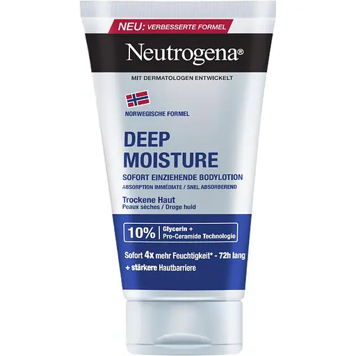 Лосьон для тела Neutrogena Norwegian Formula Deep Moisture Oil In Lotion Глубокое увлажнение для сухой кожи 75 мл - фото 1
