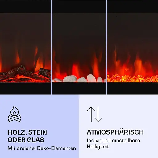 Електричний камін Klarstein Galeras 1800 Вт (10038687) - фото 4